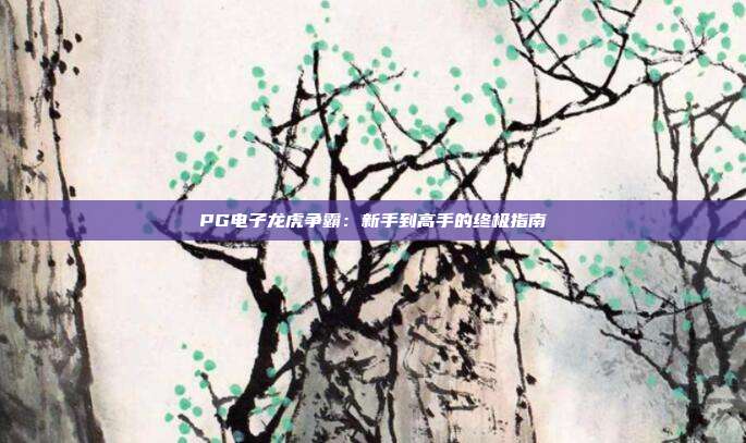 PG电子龙虎争霸:新手到高手的终极指南