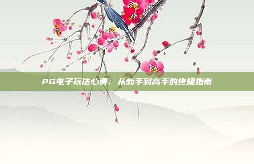 PG电子玩法心得:从新手到高手的终极指南