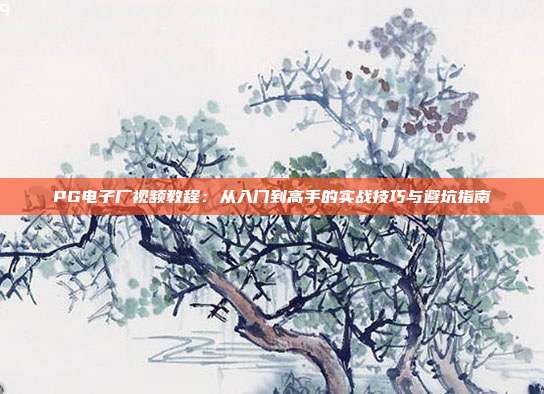 PG电子厂视频教程:从入门到高手的实战技巧与避坑指南