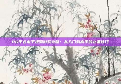 PG平台电子视频游戏攻略:从入门到高手的必备技巧