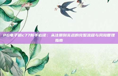 PG电子趟c77新手必读:从注册到实战的完整流程与风险管理指南