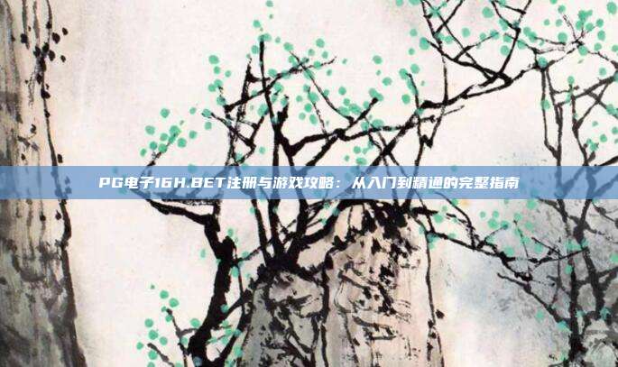 PG电子16H.BET注册与游戏攻略:从入门到精通的完整指南