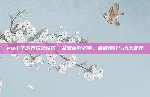 PG电子游戏玩法技巧：从菜鸟到老手，掌握爆分与心态管理